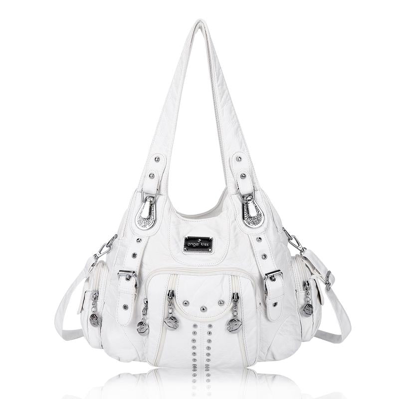 Angel Kiss Purses for Women Soft PU Leather Large Hobo Bags for Women Shoulder Bag Springtok