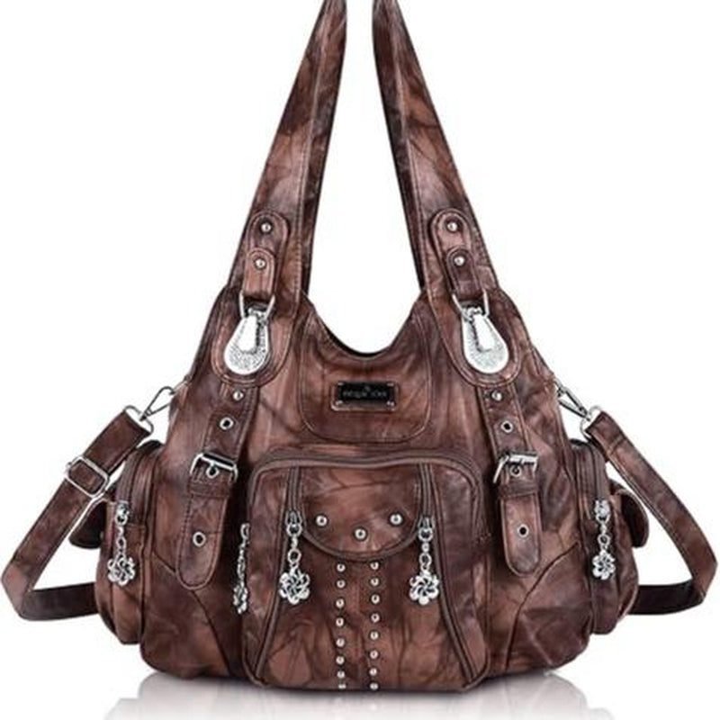 Angel Kiss Purses for Women Soft PU Leather Large Hobo Bags for Women Shoulder Bag Springtok