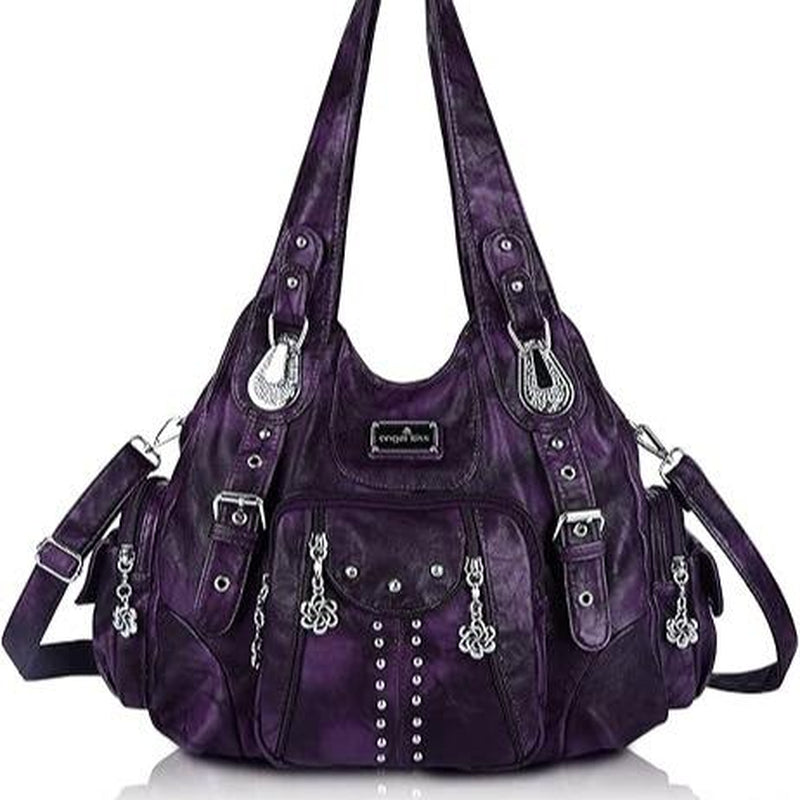 Angel Kiss Purses for Women Soft PU Leather Large Hobo Bags for Women Shoulder Bag Springtok