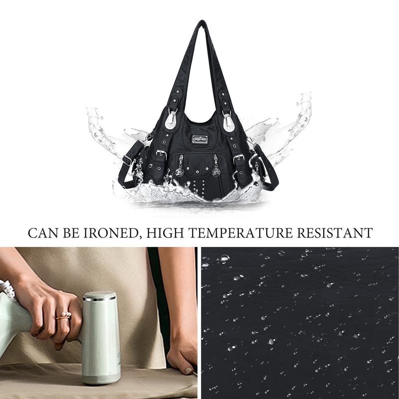 Angel Kiss Purses for Women Soft PU Leather Large Hobo Bags for Women Shoulder Bag Springtok