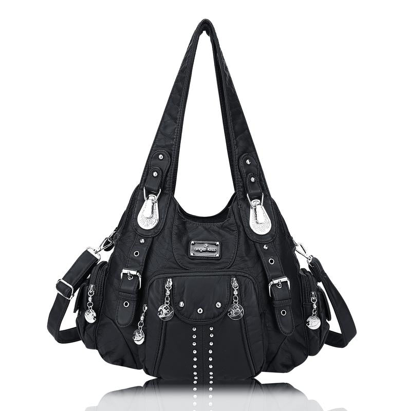 Angel Kiss Purses for Women Soft PU Leather Large Hobo Bags for Women Shoulder Bag Springtok