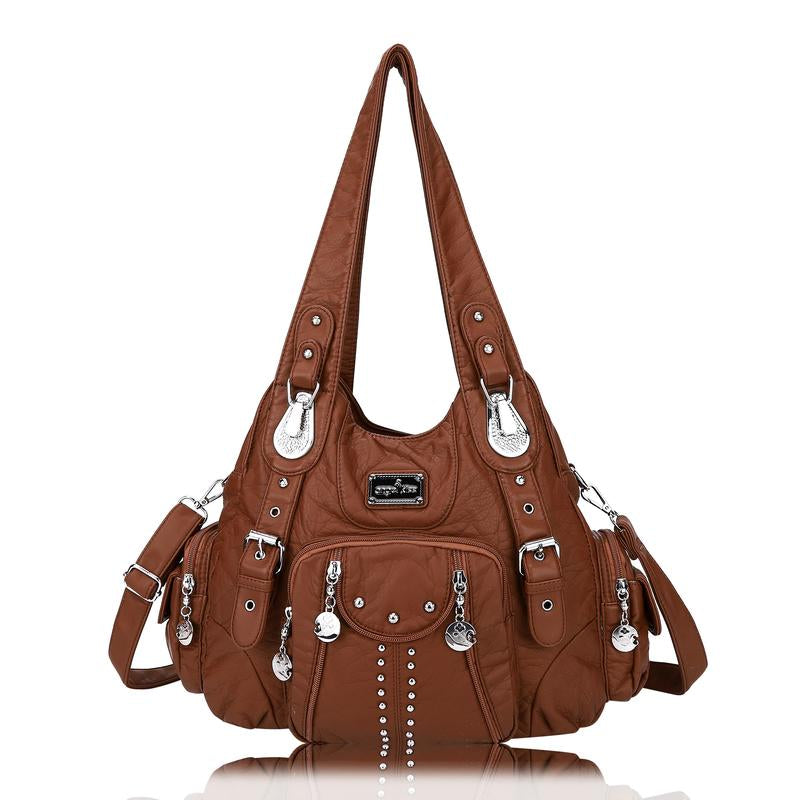 Angel Kiss Purses for Women Soft PU Leather Large Hobo Bags for Women Shoulder Bag Springtok