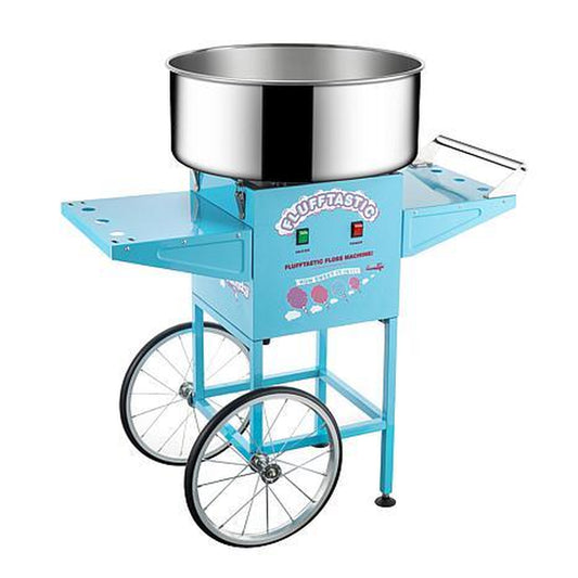 Great Northern Cotton Candy Machine with Stylish Cart, Pan, and 13” Wheels - Perfect for Events!