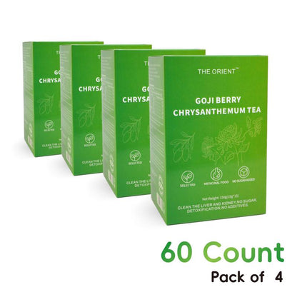 Goji Berry Chrysanthemum Tea - Dandelion 100% Natural Health Ingredients Tea Drink 150G