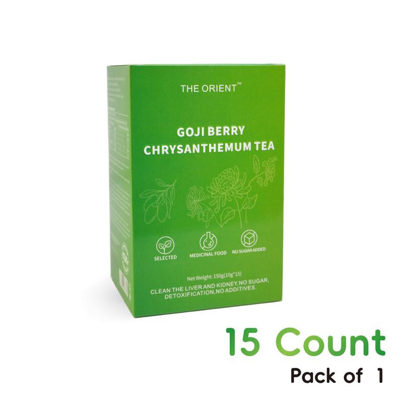 Goji Berry Chrysanthemum Tea - Dandelion 100% Natural Health Ingredients Tea Drink 150G