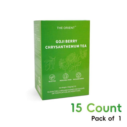 Goji Berry Chrysanthemum Tea - Dandelion 100% Natural Health Ingredients Tea Drink 150G