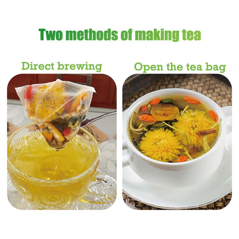 Goji Berry Chrysanthemum Tea - Dandelion 100% Natural Health Ingredients Tea Drink 150G