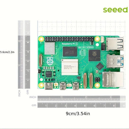 Official Original Raspberry Pi 5 Cortex-A76 Linux 4GB Board Kit Case 32G Memory Card Reader