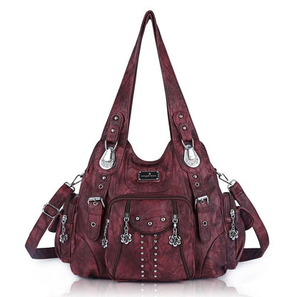 Angel Kiss Purses for Women Soft PU Leather Large Hobo Bags for Women Shoulder Bag Springtok