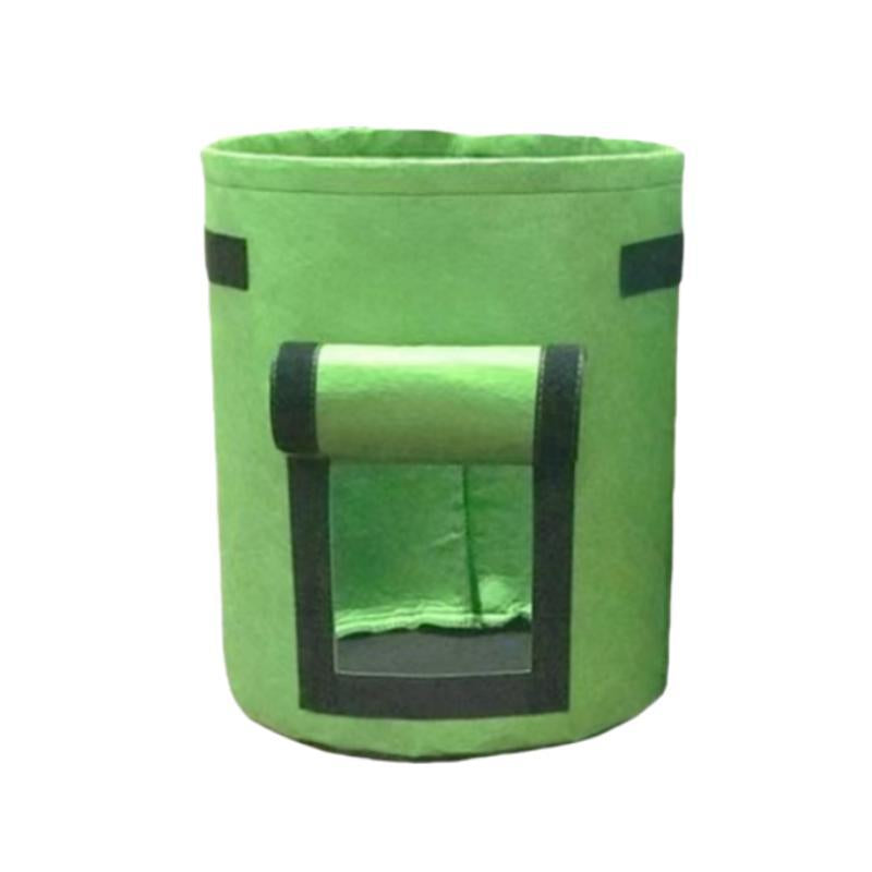 Potato Grow Bag, 4 Counts/Set Planting Bag with Harvest Window & Handle, Raised Garden Beds, Modern Planter Pots for Potatoes, Tomatoes & Vegetables, Garden Accessories
