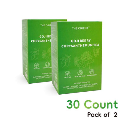 Goji Berry Chrysanthemum Tea - Dandelion 100% Natural Health Ingredients Tea Drink 150G