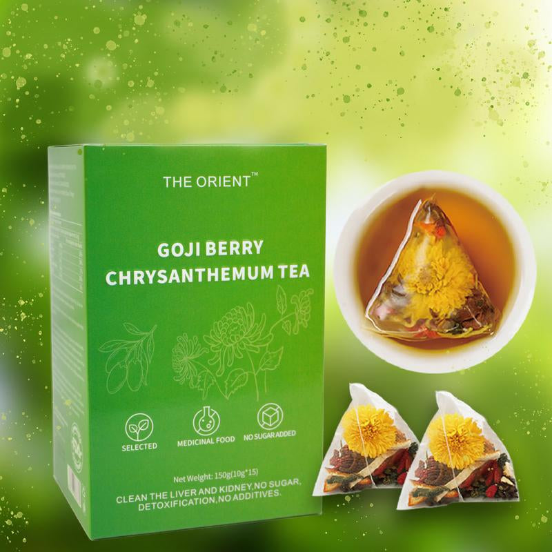 Goji Berry Chrysanthemum Tea - Dandelion 100% Natural Health Ingredients Tea Drink 150G